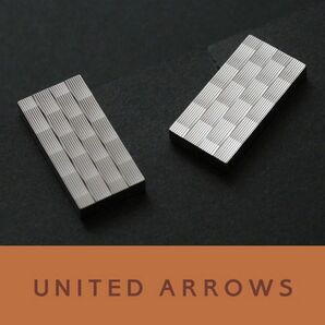 4571◆ユナイテッドアローズ◆カフス◆シルバー◆カフスボタン～カフリンクス◆上質セレクトショップ～UNITED ARROWS新品