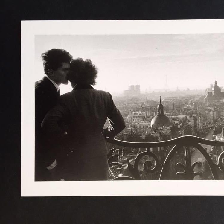 【ウィリー･ロニ】16種展開パリ 写真 Willy Ronis 10 印刷物 ポストカード 木製額装31×26cm ウィリー･ロニス モノクロ, 美術品, 絵画, グラフィック