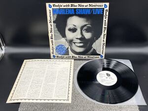 １２８６　見本盤　美盤　レコード　ＬＰ　MARLENA SHAW - LIVE at Montreux / LNJ-80094 /マーリナ・ショウ・ライヴ・アット・モントルー