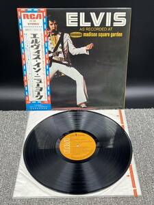 ９２３　レコード　ＬＰ　Elvis Presley - As Recorded At Madison Square Garden エルヴィス・プレスリー - イン・ニューヨーク SX-86