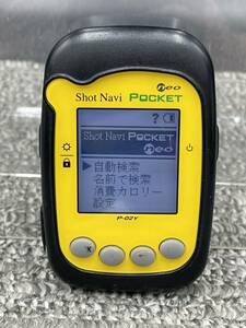４７《本体のみ》Shot Navi Pocket neo ショットナビ ポケットネオ GPSゴルフナビ P-02Y