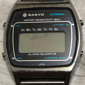 SANYO lithium M-200 腕時計ジャンク品