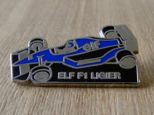 古い ピンバッジ : F1 elf 車 レーシングカー ピンズ #Q