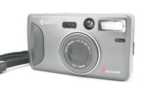 【外観美品、難あり】KYOCERA 京セラ TZOOM Carl Zeiss Vario Tessar 4.5-8/28-70 フィルムカメラ コンパクトカメラ