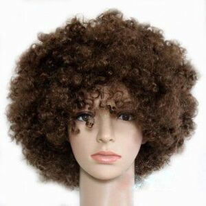  cosplay colorful Afro ( Brown )