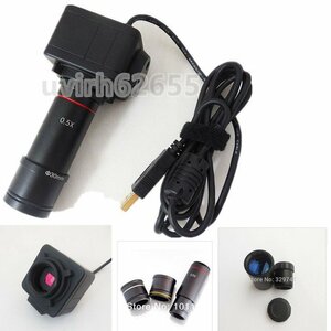 5MP 双眼 ステレ オ顕微鏡 電子 アイピース USB ビデオ CMOS カメラ 撮影用 産業用 アイピースカメラ 研究 実験