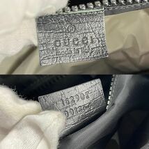 1円〜【大人気】 GUCCI グッチ ショルダーバッグ GG ブラック 黒 スプリーム レザー メッセンジャー カメラバッグ 斜め掛け◎ メンズ 鞄_画像9