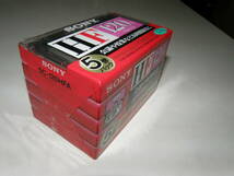 ◆SONY カセットテープ　HF 120 5巻セット◆未使用・新品◆レターパックで発送◆_画像3
