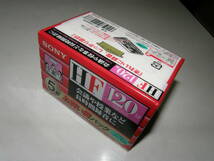 ◆SONY カセットテープ　HF 120 5巻セット◆未使用・新品◆レターパックで発送◆_画像4