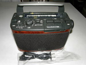 ◆SONY ICF-A55V『ワンタッチ選局ラジオ』AM,FM◆受信好調/動作良好/ACコード◆アンテナに難あり◆