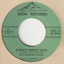 【ROCK STEADY】Sweet Night Dew / The Determinations - Easy Problem / The Determinations [Zion Records (JP)] ya323_画像1