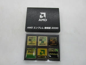 ①【CPUロゴ】AMD エンブレム 復刻版 2000 K6/Duron/Athlon 