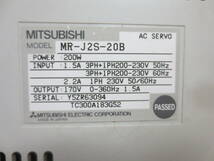 ★2台セット ★三菱 MITSUBISHI サーボアンプ MR-J2S-20B★29,94★_画像4