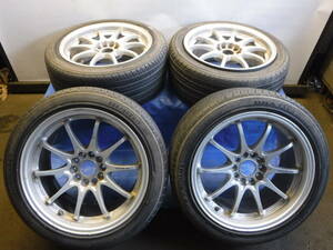 ◆◆RAYS CE28N 17x8.5JJ +40 /17x9.5JJ +42 PCD114.3 4本セット 