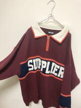 supplier カレッジロゴニット　ハーフジップ　 XL_画像5