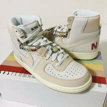 ★売切★NIKE TERMINATOR HIGH BT(BE TRUE)サミットホワイトxサンドリフトUS7.5新品国内正規品★DUNKJORDANビートゥルーターミネーター_画像6