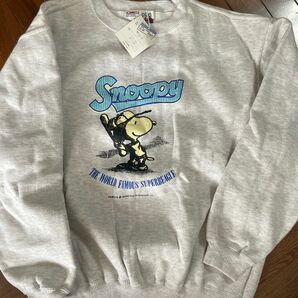 vintage snoopy スウェット 70s 80s 90s 表記サイズm 着用サイズl相当　デットストック