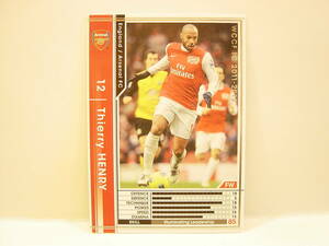 WCCF 2011-2012 EXTRA 白 ティエリ・アンリ　Thierry Henry 1977 France　Arsenal FC 11-12 公式バインダー付録