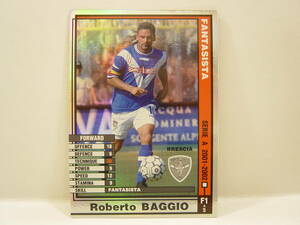 Panini WCCF 2001-2002 FA ロベルト・バッジョ　Roberto Baggio Brescia Calcio 01-02 Italy Serie A Fantasista