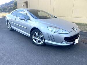 ★ Выполнение снижения цен (^_-)-☆ Редкий Peugeot 407 Coupe V6 Фактическое расстояние пробега Уровень 40 000 км ☆ с проверкой автомобиля Full Tan (^_-)-☆ Подарок с 4 радиальными шинами ☆