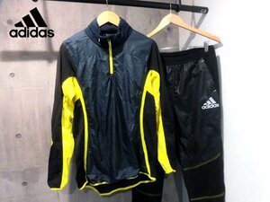 adidasアディダス rengipremierハイブリッドフーディートップxパンツ セットアップXO/ウォームアップ 上下セット/ナイトシェイド 黒/メンズ