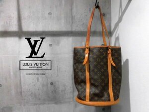 LOUIS VUITTON ルイ ヴィトン モノグラム 854 バケットGM トートバッグ（ポーチ有り） フランス製 オールド ヴィンテージ