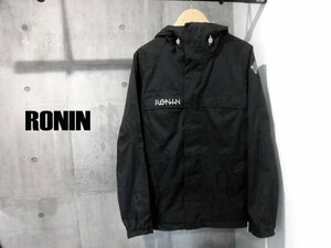 BURTON/バートン/RONINローニン フード付きスノーボードジャケットS/黒ブラック/ベンチレーション スノーガード スノーボードウエア/メンズ