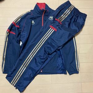 Adidas professional アディダス　プロフェッショナル　ウインドブレーカー 上下 紺 サイズL