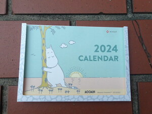 【定形外郵便送料無料】2024年卓上カレンダー 非売品 ムーミン