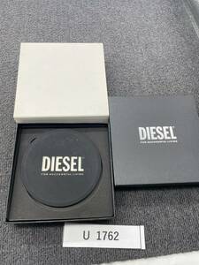 DIESEL ディーゼル ワイヤレス充電器 ワイヤレス ブラック ブランド iPhone 他 対応 箱付き コンパクト 当時物 非売品 現状品 u1762