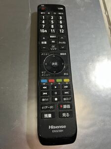 Hisense ハイセンス (55K30 49A50 43A50 32A50 20A50 19A50 32K30) テレビ リモコン EN3Z39H 動作未確認