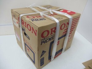 12#/Zk3725 unopened goods ORION Orion 14 type color tv 14CN5 Brown tube Showa Retro Orion electro- machine corporation present condition goods 