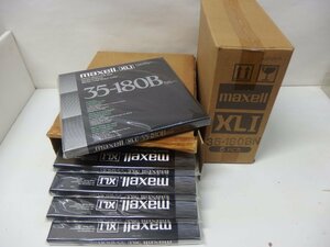 12■/Zク3744　未使用品 maxell XLⅠ 35-180B / オープンリールテープ / 10本