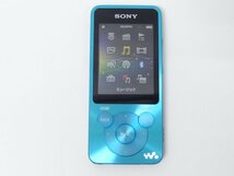 ユ■/Zこ7323　SONY ソニー WALKMAN ウォークマン NW-S13 ブルー 4GB 再生OK ジャンク 保証無_画像1