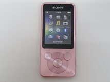 ユ■/Zこ7326　SONY ソニー WALKMAN ウォークマン NW-S14 ライトピンク 8GB 再生OK ジャンク 保証無_画像1