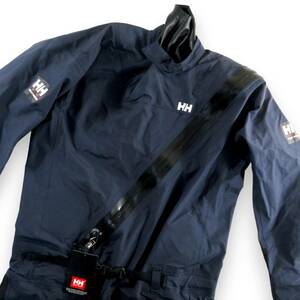 【訳アリ】未使用◆HELLY HANSEN◆防水 透湿 HELLY TECH Dry Suit ドライスーツ XL 紺◆ヘリーハンセン HH11655◆bia J1668