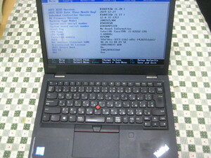 ジャンク品!!Lenovo ThinkPad L390 20M5-S2L300 Core i5-8265U BIOS起動OK!!B011