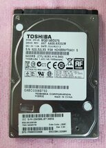 東芝 Toshiba 2.5インチ HDD 750GB 使用時間 18,804H_画像1