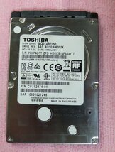 東芝 Toshiba 2.5インチ HDD 500GB 厚さ7mm 使用時間 13,157H_画像1