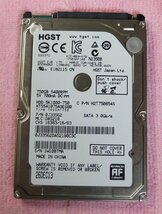 HGST 2.5インチ HDD 750GB 使用時間 2,358H_画像1