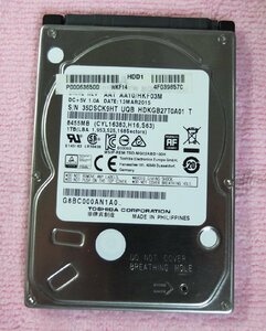 東芝 Toshiba 2.5インチ HDD 1TB 使用時間 4.293H