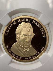 【1円～綺麗 】PF69UC 2009 アメリカ第9代大統領 WILLIAM H.HARRISON 銅貨 NINTH PRESIDENT ウィリアム・ヘンリー・ハリソン モダンコイン