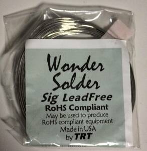 【送料込み】Wonder Solder Signature Lead Free ハンダ 切り売り10m 半田 はんだ