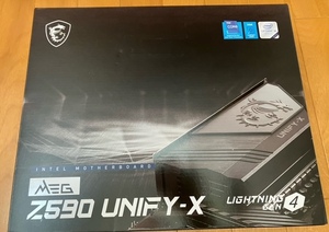 【未使用品】MSI MEG Z590 UNIFY-X Intel Z590 LGA1200 第10世代 第11世代 DDR4 ATXマザーボード