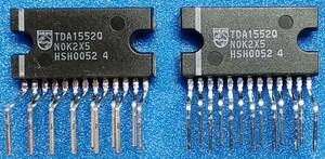 PHILIPS　TDA1552Q　2×22W　class-B output amplifier　2個