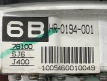 _b160529 ホンダ アクティトラック SDX HA4 スピードメーター 180905km 78100-SJ6-J400 HR-0194-001 HA3 バン HH3 HH4 ストリート_画像3