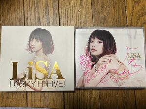 LiSA 直筆サイン入り CD 「LUCKY Hi FiVE」