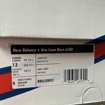 送料無料　NEW BALANCE AIM LEON DORE 650R US13(31cm)_画像2