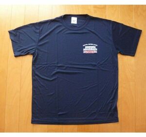 ☆新品☆★非売品★　ミズノ　Ｔシャツ　男性Ｓサイズ　速乾　メッシュ　ネイビー