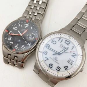 稼働品 CITIZEN ATTESA EcoDrive シチズン アテッサ エコドライブ E760-T000924 B872-K000041 腕時計 2点セット 動作確認済【NK4441】